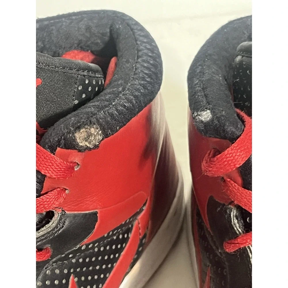 Nike Air Jordan 1 Alpha Bred - Black / Red- Men's Size 13- 392813-002 Zoom